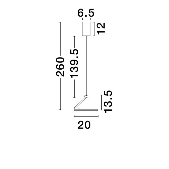 LED Полилей OPI 9695112 NovaLuce 14W 3000K | Osvetlenieto.bg