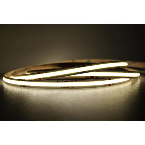 Професионална LED лента 5W COB 320 диода/m 24V 4000К CRI/Ra ≥90 | Osvetlenieto.bg