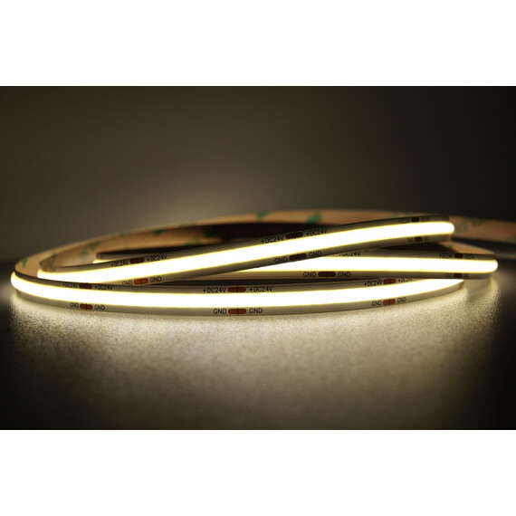 Професионална LED лента 5W COB 320 диода/m 24V 4000К CRI/Ra ≥90 | Osvetlenieto.bg