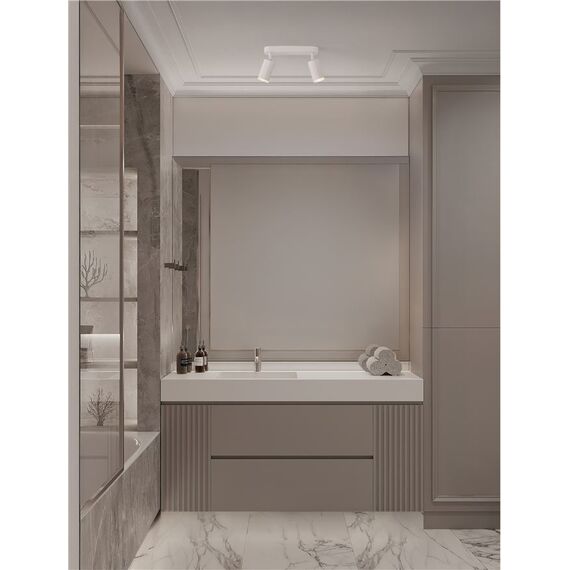 Спот за баня MAO 9011417 NovaLuce 2xGU10 IP44 | Osvetlenieto.bg