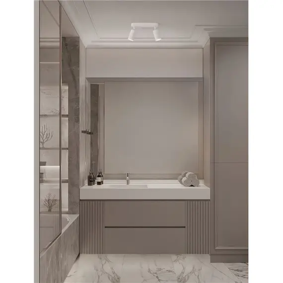 Спот за баня MAO 9011417 NovaLuce 2xGU10 IP44 | Osvetlenieto.bg