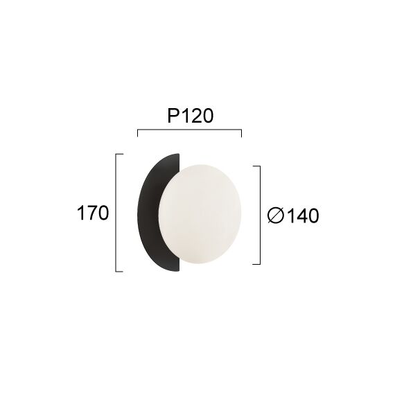 Аплик DARCY 4292000 Viokef 1xG9 | Osvetlenieto.bg