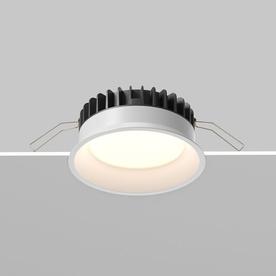 LED Луна за баня за вграждане Okno DL055-12W3-4-6K-W Maytoni 12W 3000K-4000K-6000K IP44 | Osvetlenieto.bg