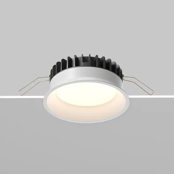 LED Луна за баня за вграждане Okno DL055-12W3-4-6K-W Maytoni 12W 3000K-4000K-6000K IP44 | Osvetlenieto.bg