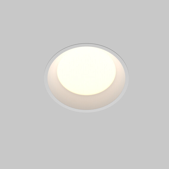 LED Луна за баня за вграждане Okno DL055-12W3-4-6K-W Maytoni 12W 3000K-4000K-6000K IP44 | Osvetlenieto.bg