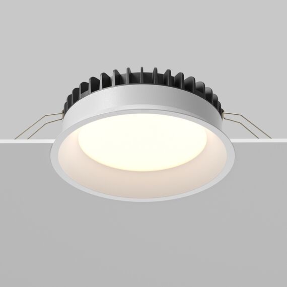 LED Луна за баня за вграждане Okno DL055-18W3-4-6K-W Maytoni 18W 3000K-4000K-6000K IP44 | Osvetlenieto.bg