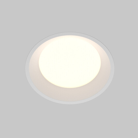 LED Луна за баня за вграждане Okno DL055-18W3-4-6K-W Maytoni 18W 3000K-4000K-6000K IP44 | Osvetlenieto.bg