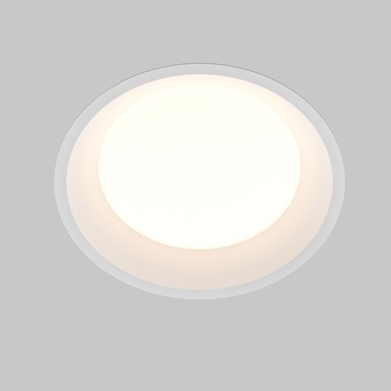 LED Луна за баня за вграждане Okno DL055-24W3-4-6K-W Maytoni 24W 3000K-4000K-6000K IP44 | Osvetlenieto.bg