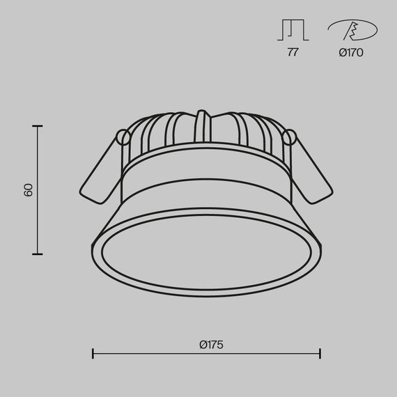 LED Луна за баня за вграждане Okno DL055-24W3-4-6K-W Maytoni 24W 3000K-4000K-6000K IP44 | Osvetlenieto.bg LED Луна за баня за вграждане Okno DL055-24W3-4-6K-W Maytoni 24W 3000K-4000K-6000K IP44 | Osvetlenieto.bg