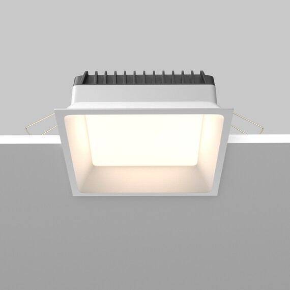 LED Луна за баня за вграждане Okno DL056-18W3-4-6K-W Maytoni 18W 3000K-4000K-6000K IP44 | Osvetlenieto.bg