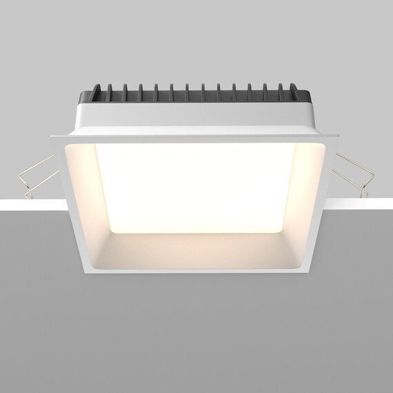 LED Луна за баня за вграждане Okno DL056-24W3-4-6K-W Maytoni 24W 3000K-4000K-6000K IP44 | Osvetlenieto.bg