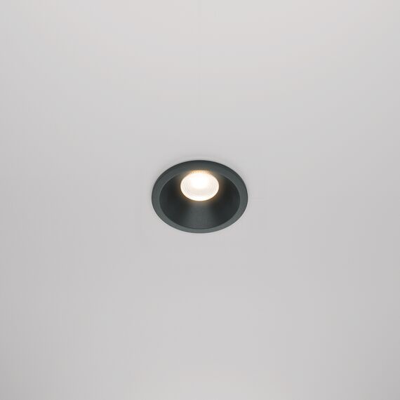 LED Луна за баня за вграждане Zoom DL034-01-06W3K-D-B Maytoni 6W 3000K IP65 | Osvetlenieto.bg