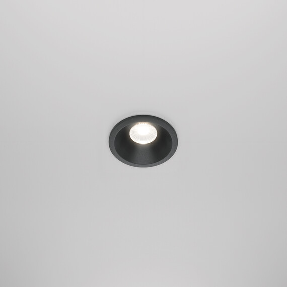 LED Луна за баня за вграждане Zoom DL034-01-06W4K-D-B Maytoni 6W 4000K IP65 | Osvetlenieto.bg