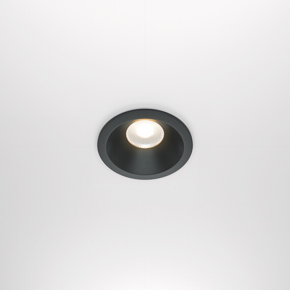 LED Луна за баня за вграждане Zoom DL034-L12W3K-D-B Maytoni 12W 3000K IP65 | Osvetlenieto.bg