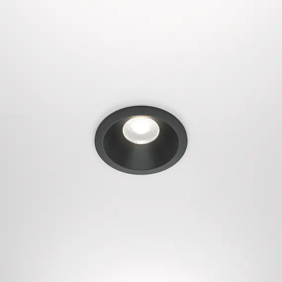 LED Луна за баня за вграждане Zoom DL034-L12W4K-D-B Maytoni 12W 4000K IP65 | Osvetlenieto.bg