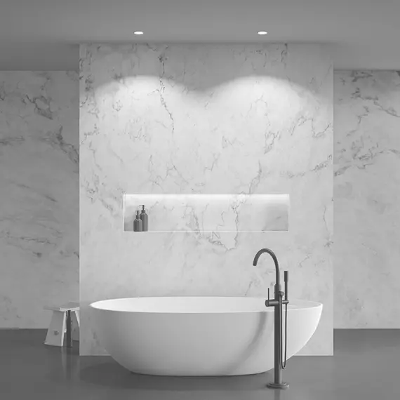 LED Луна за баня за вграждане Zoom DL034-L12W4K-D-W Maytoni 12W 4000K IP65 | Osvetlenieto.bg