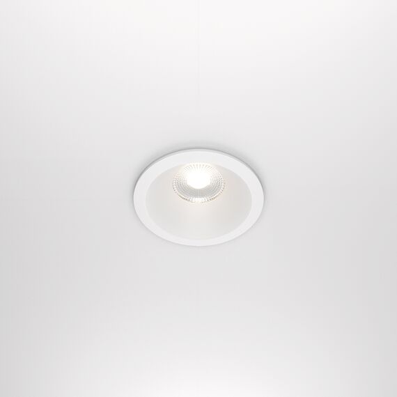 LED Луна за баня за вграждане Zoom DL034-L12W4K-W Maytoni 12W 4000K IP65 | Osvetlenieto.bg
