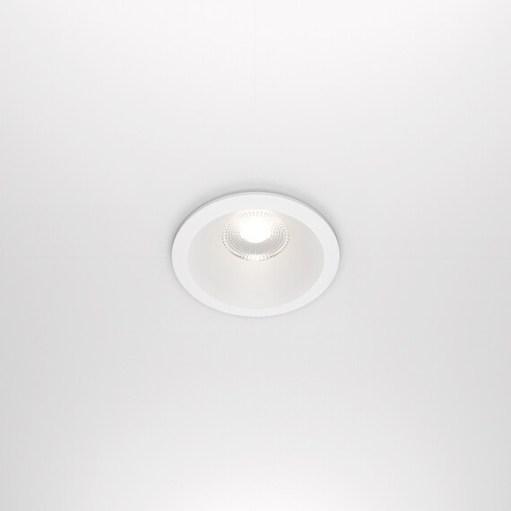 LED Луна за баня за вграждане Zoom DL034-L12W4K-W Maytoni 12W 4000K IP65 | Osvetlenieto.bg