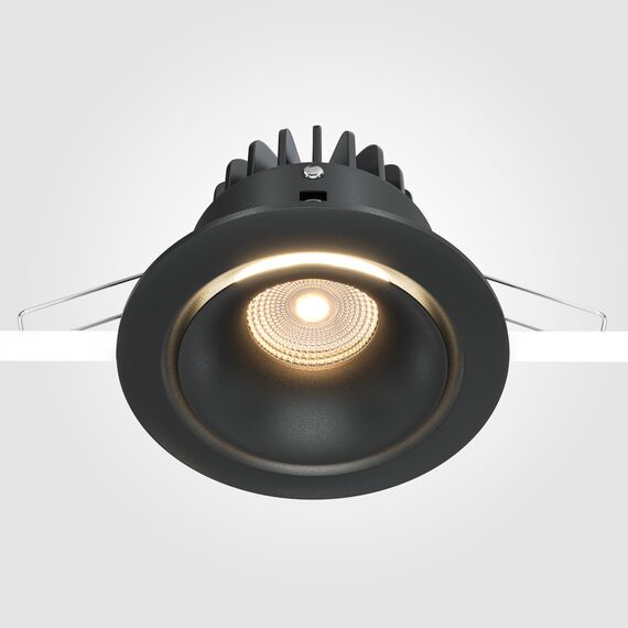 LED Луна за вграждане Yin DL031-L12W3K-D-B Maytoni 12W 3000K | Osvetlenieto.bg