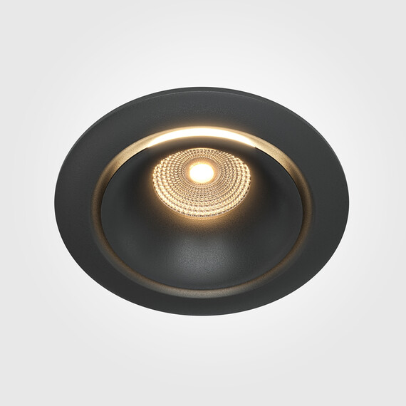 LED Луна за вграждане Yin DL031-L12W3K-D-B Maytoni 12W 3000K | Osvetlenieto.bg