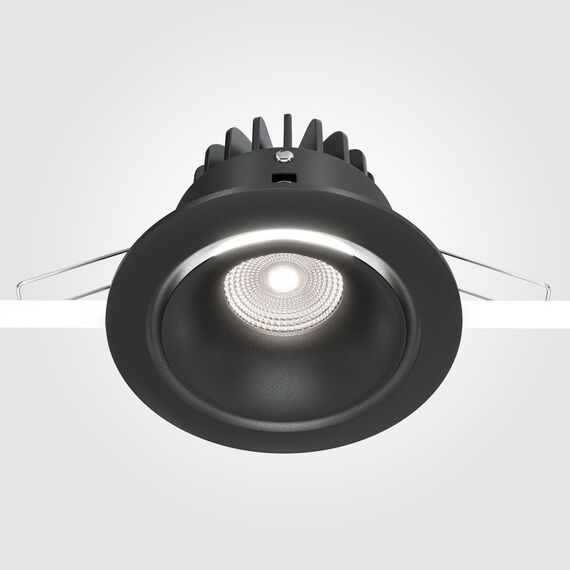 LED Луна за вграждане Yin DL031-L12W4K-D-B Maytoni 12W 4000K | Osvetlenieto.bg