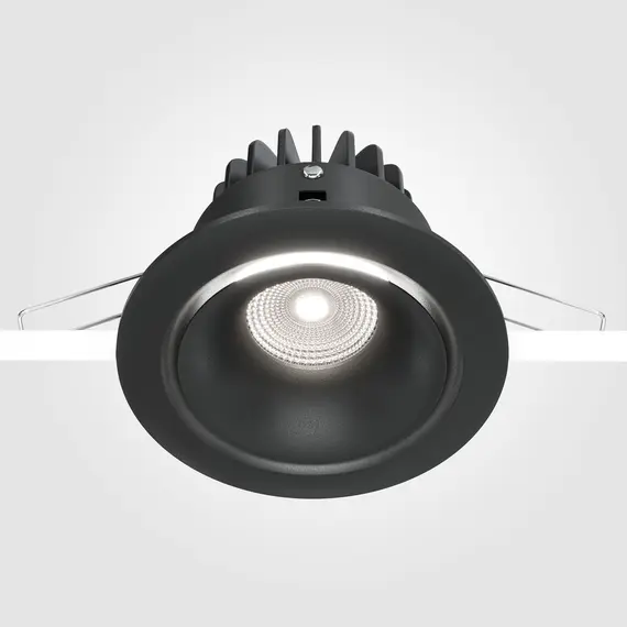 LED Луна за вграждане Yin DL031-L12W4K-D-B Maytoni 12W 4000K | Osvetlenieto.bg
