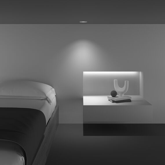 LED Луна за вграждане Yin DL031-L12W4K-D-W Maytoni 12W 4000K | Osvetlenieto.bg