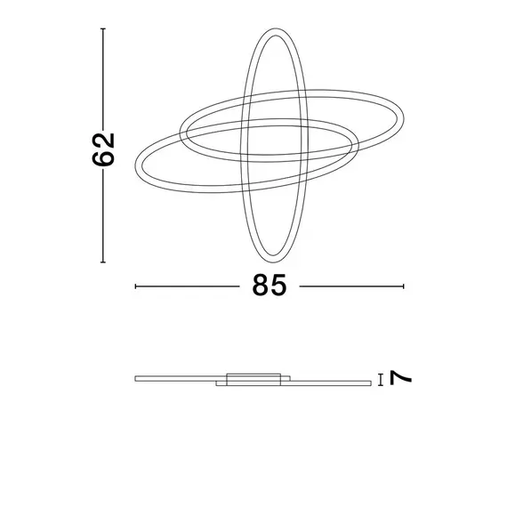 LED Плафон IPON 9011323 NovaLuce 47W 3000K | Osvetlenieto.bg