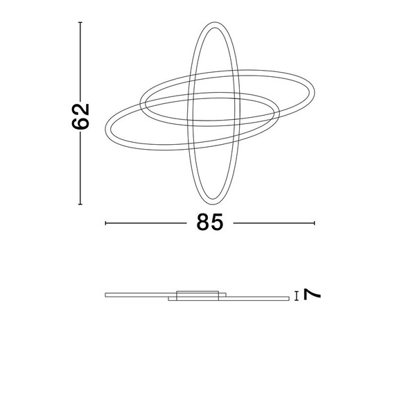 LED Плафон IPON 9011323 NovaLuce 47W 3000K | Osvetlenieto.bg
