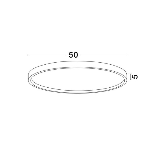 LED Плафон ISTOS 9030529 NovaLuce 38W 3000K | Osvetlenieto.bg