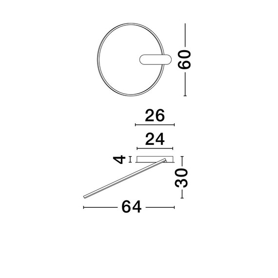 LED Плафон KIKLOS 9248173 NovaLuce 30W 3000K | Osvetlenieto.bg