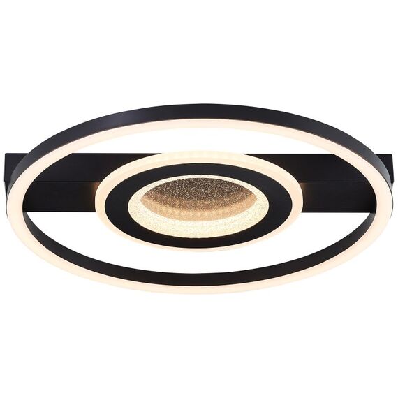 LED Плафон Queens черен Brilliant D37cm 26W | Osvetlenieto.bg
