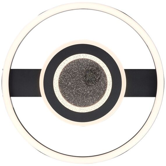 LED Плафон Queens черен Brilliant D37cm 26W | Osvetlenieto.bg