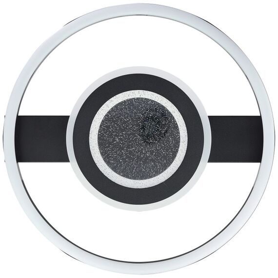 LED Плафон Queens черен Brilliant D37cm 26W | Osvetlenieto.bg