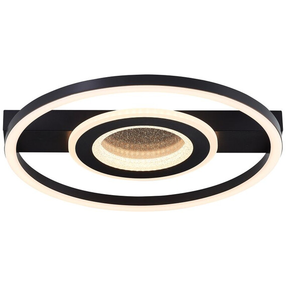 LED Плафон Queens черен Brilliant D37cm 26W | Osvetlenieto.bg