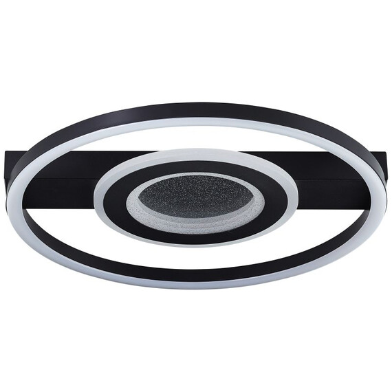 LED Плафон Queens черен Brilliant D37cm 26W | Osvetlenieto.bg