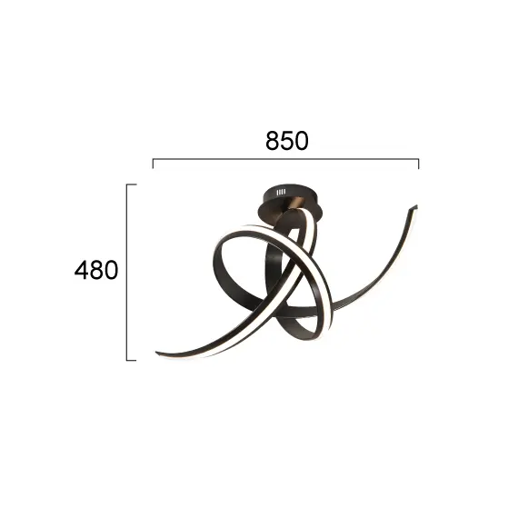 LED Плафон AREZIA 4324200 Viokef 41W 3000K | Osvetlenieto.bg