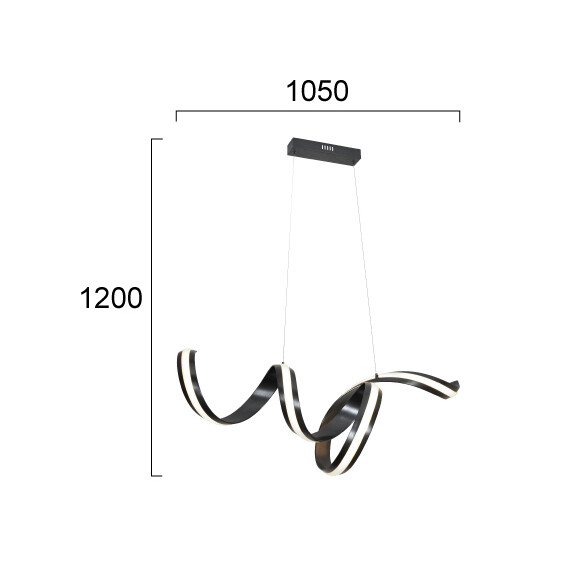 LED Полилей AREZIA 4324100 Viokef 42W 3000K | Osvetlenieto.bg