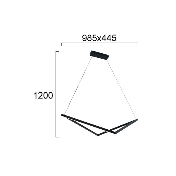 LED Полилей ISLA 4326100 Viokef 32W 3000K | Osvetlenieto.bg