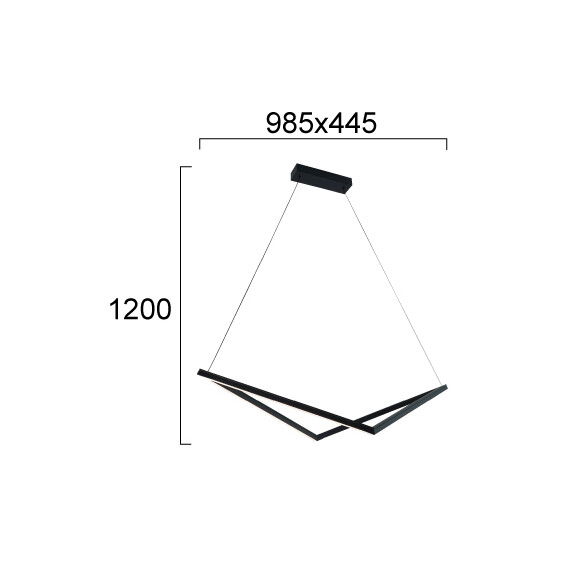 LED Полилей ISLA 4326100 Viokef 32W 3000K | Osvetlenieto.bg