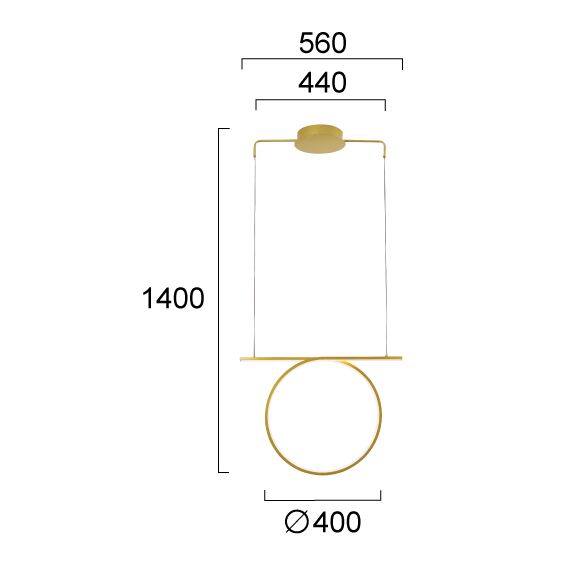 LED Полилей KELSI 4325701 Viokef 31W 3000K | Osvetlenieto.bg