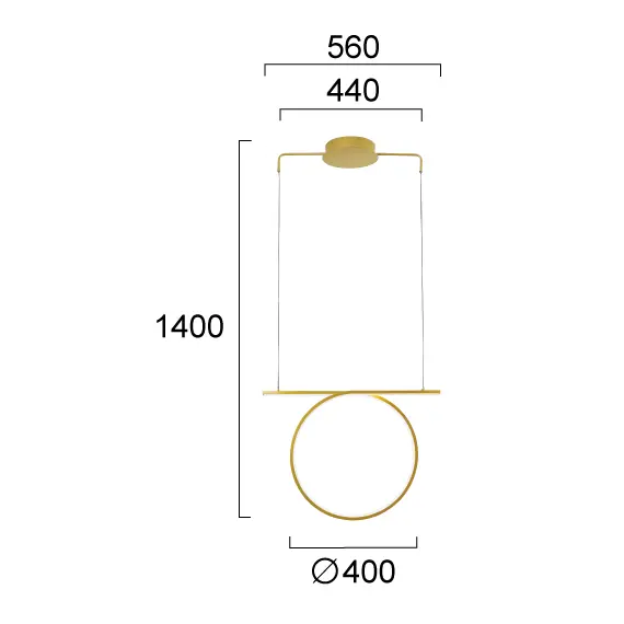 LED Полилей KELSI 4325701 Viokef 31W 3000K | Osvetlenieto.bg