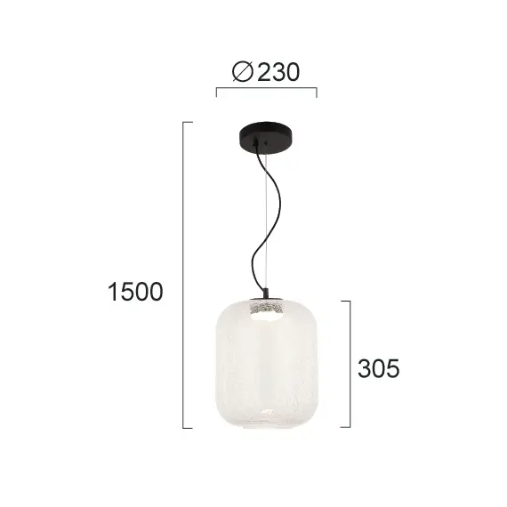 LED Полилей KIVA 4318600 Viokef 13W 3000K | Osvetlenieto.bg