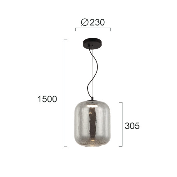 LED Полилей KIVA 4318601 Viokef 13W 3000K | Osvetlenieto.bg