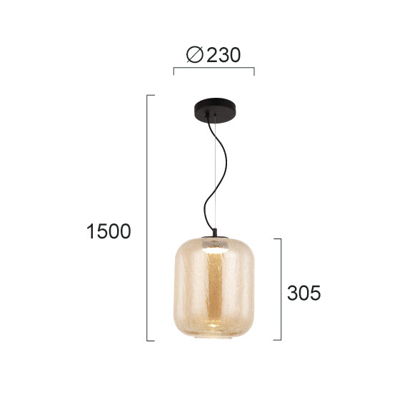 LED Полилей KIVA 4318602 Viokef 13W 3000K | Osvetlenieto.bg