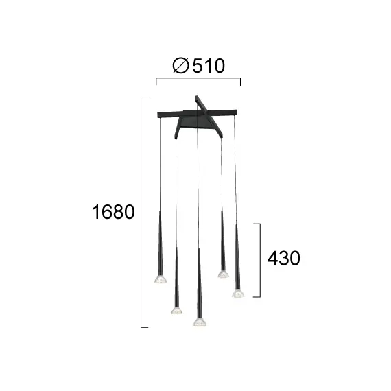 LED Полилей RINA 4325300 Viokef 32W 3000K | Osvetlenieto.bg