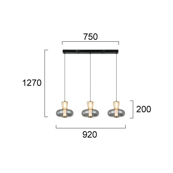 LED Полилей SIREL 4326900 Viokef 23W 3000K | Osvetlenieto.bg