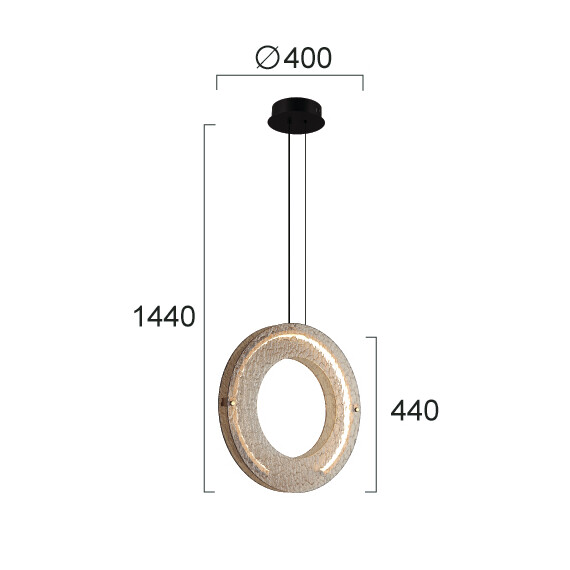 LED Полилей TAMARA 4322701 Viokef 20W 3000K | Osvetlenieto.bg