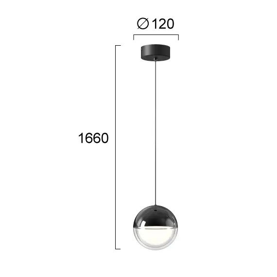 LED Полилей ZIREA 4329800 Viokef 7W 3000K | Osvetlenieto.bg