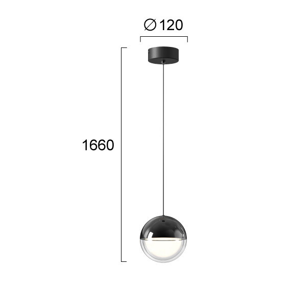 LED Полилей ZIREA 4329800 Viokef 7W 3000K | Osvetlenieto.bg